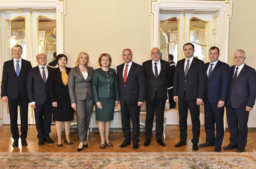 Белорусская парламентская делегация с визитом в Латвии