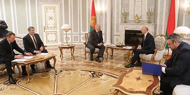 Александр Лукашенко на встрече с Премьер-министром Молдовы Павлом Филипом